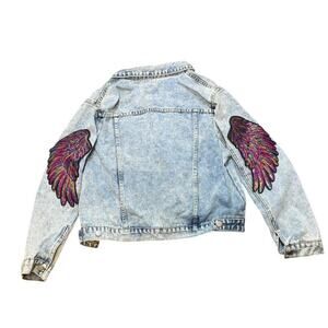 Custom denim with angel